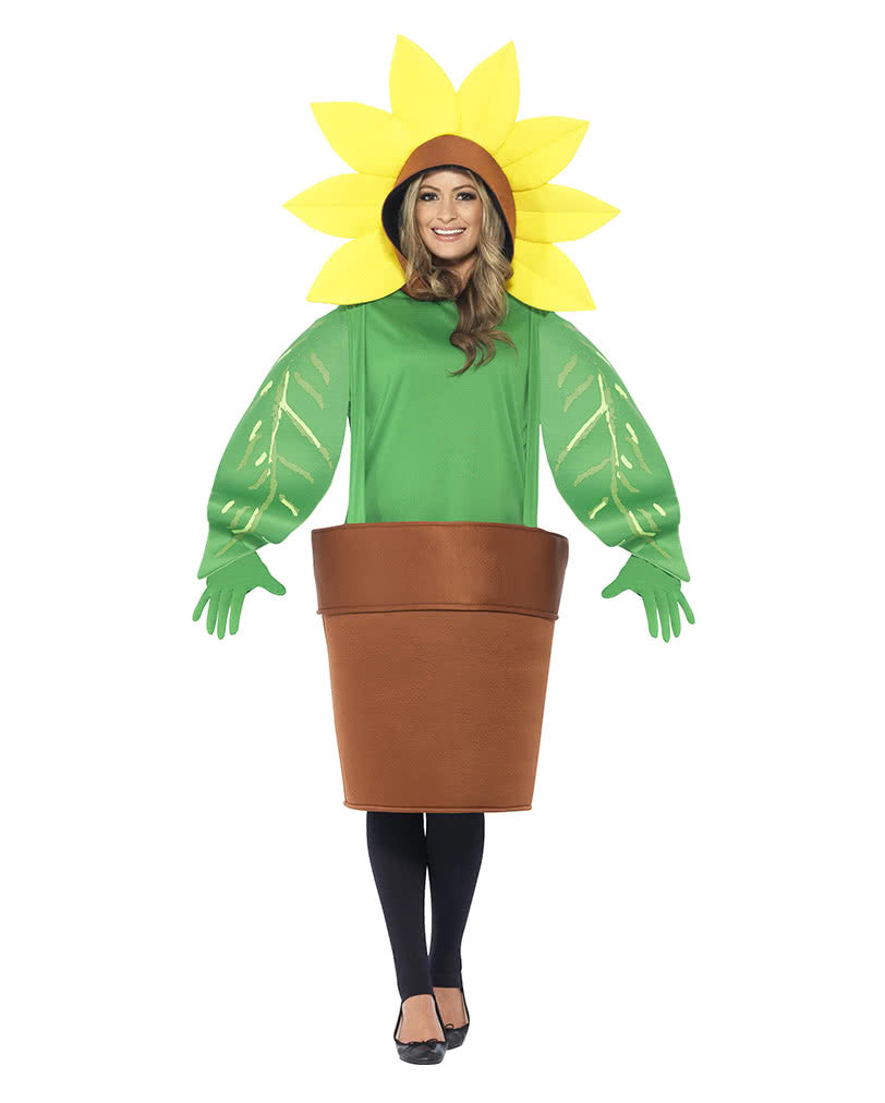 Sonnenblume im Topf Kostüm für Fasching & Halloween